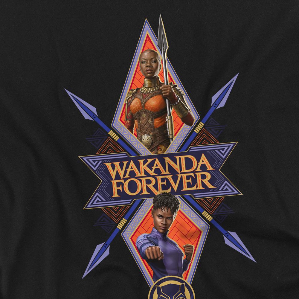 Black Panther: Wakanda Forever Unisex Adult Shuri Okoye Diamond T-Shirt