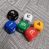 10PCS Acrylic Number Dice 16MM Educational Learning Resources Toys Math Classroom Supplies Board Games Accessories