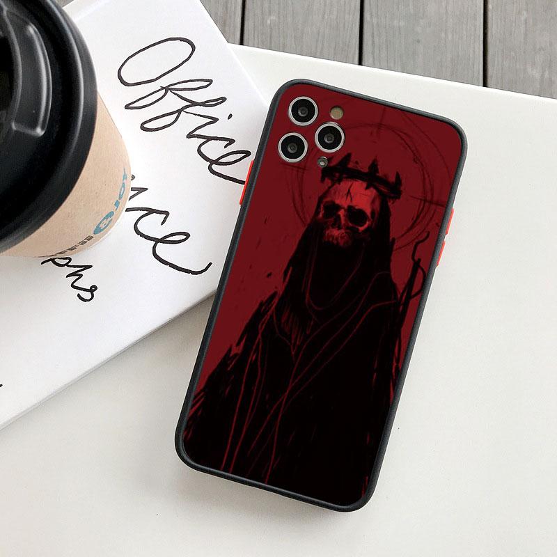 Fashin Skeleton Skull Phone Case For iPhone 16 15 12 13 Mini 11 14 Plus Pro MAX 7 8 Plus SE 2020 XR X XS Shockproof Back Cover