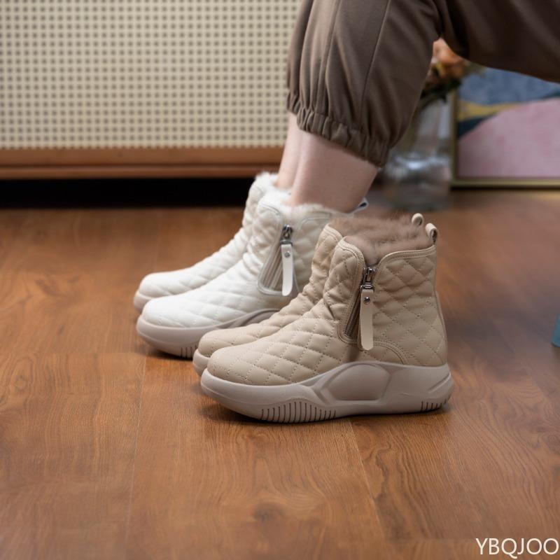 Cotton Shoes for Women In Winter Thickened Warm New Thick Soled Snow Boots Casual Anti Slip Wear-resistant Women's Shoes
