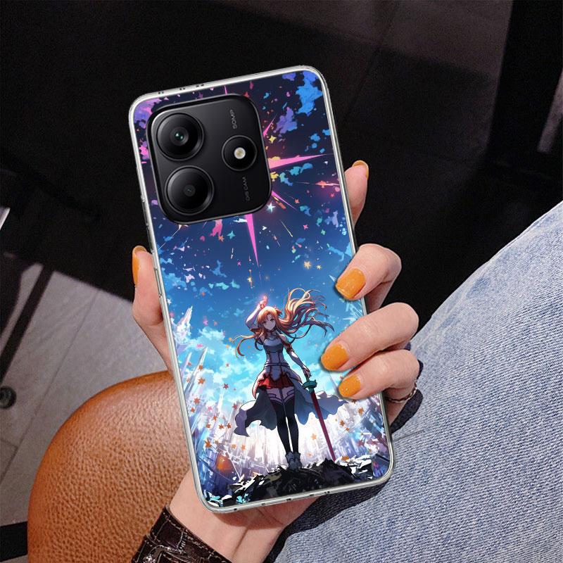 Anime Sword Art Online SAO Phone Case For Xiaomi Redmi Note 15 14 13 12S 12 11 Pro Plus 14S 11S 11E 10 10S 11T 5G Personalized C
