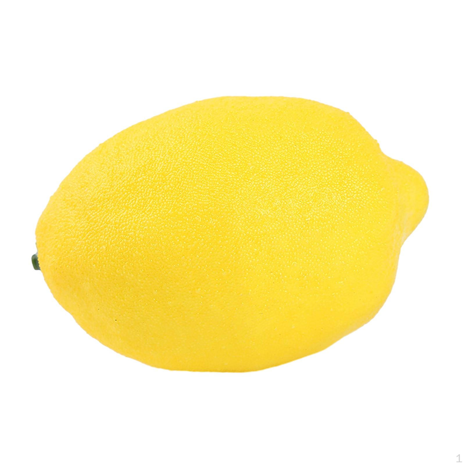 Artificial Fruit Simulation, Realistic Model, Basket Display, Decoration for Lemon Model