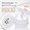 Nail art engraving glue solid nail modeling glue white transparent PVC model glue