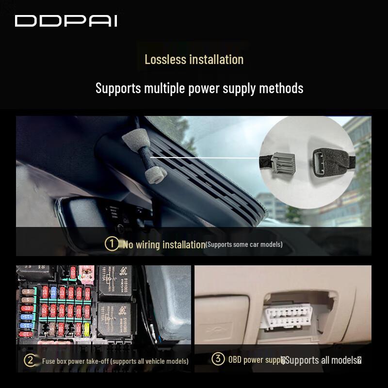 DDPAI K-Series Hidden Dash Cam for Geely (CN Version)