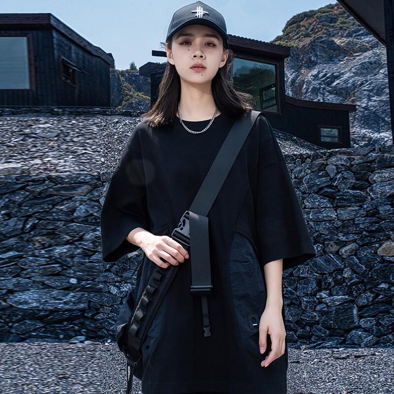 AOGZ Unisex Patch Pocket Short Sleeve T-Shirt XL