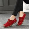 Spring Single Shoes Women Really Versatile Bean Shoes Comfortable Women Casual Flat Single Shoes Lace Up