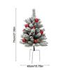 Christmas Yard Christmas Tree 2.5FT with 8 Modes Multicolor Garden Pile Light Battery Powered for Home Holiday Decoration