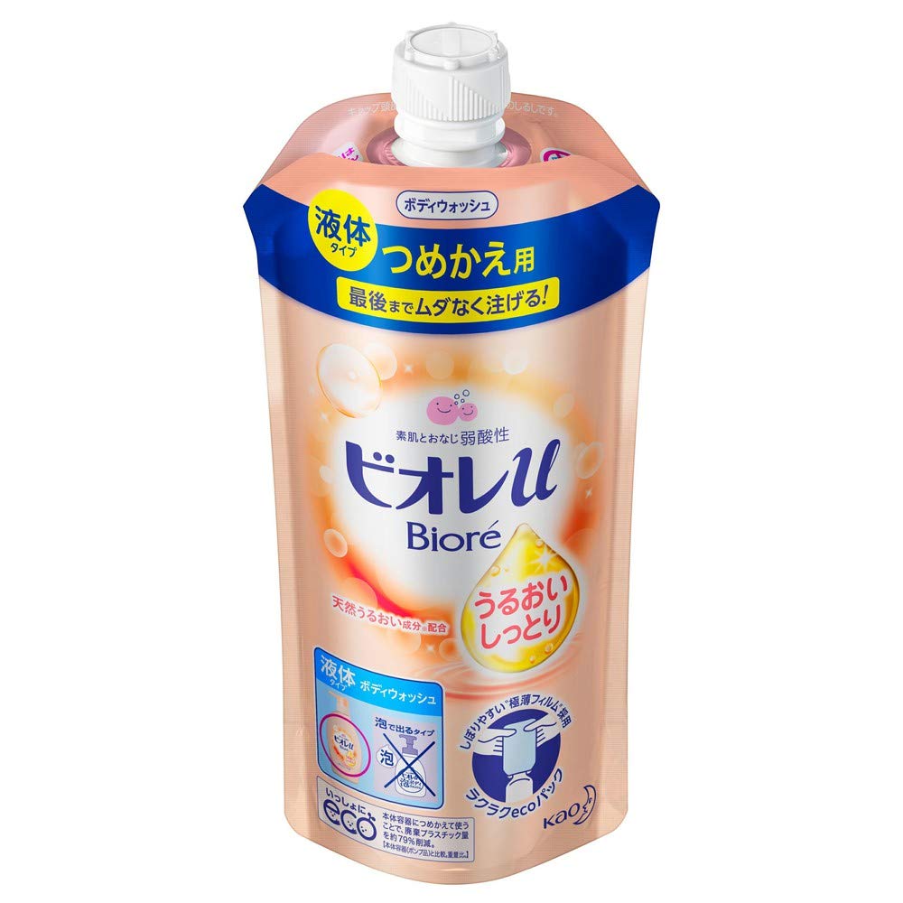 [Set of 3] Biore u Moisturizing Refill 340ml