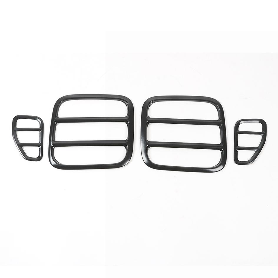 TESIN Lamp Hoods for Jeep Renegade 2016 Up Metal Car Tail Light Guard Cover Accessories for Jeep Renegade Sticker Exterior Parts