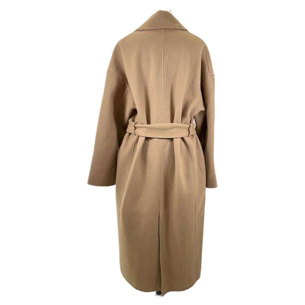 N.O.R.C Brown Wool River Big Collar Coat Coat 2 BrownUsed