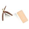 Pocket Leather Notebooks 1.25x1.88Inch Small Leather Journal Pocket Writing Pad For Women Keychain Bag Wallet Charm