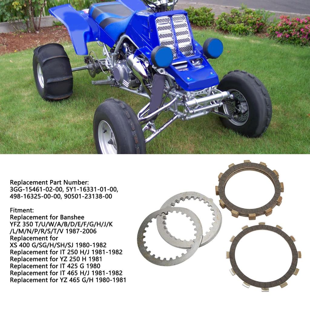 yfz350 Clutch Clutch Spring Plate Kit Replaces Banshee YFZ 350 T U WABD 1987‑2006 3GG‑15461‑02‑00