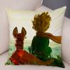 Little Prince Cushion Cover Decor France Anime Cartoon Print Pillow Case for Sofa Home Children Room Soft Plush Throw Pillowcase