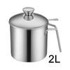 Oil Dispenser Bottle Stainless Steel Fine Mesh Filter Food Grade for Olive Soup Storage Cooking Frying Home Apartment  Camping