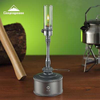 Adaptateur de Brûleur de Réchaud de Camping Randonnée en Plein Air, Connecteur Convertisseur de Four de Type Divisé, Adaptateur de Cylindre de Réservoir de Cartouche de Gaz à Arrêt Automatique