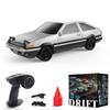 Auto RC Drift 4WD in Scala 1/43 RTR con Sterzo e Acceleratore Completamente Proporzionali Auto Radiocomandata 2.4GHz Giocattoli Regali Divertenti Giocattoli Cool per Bambini