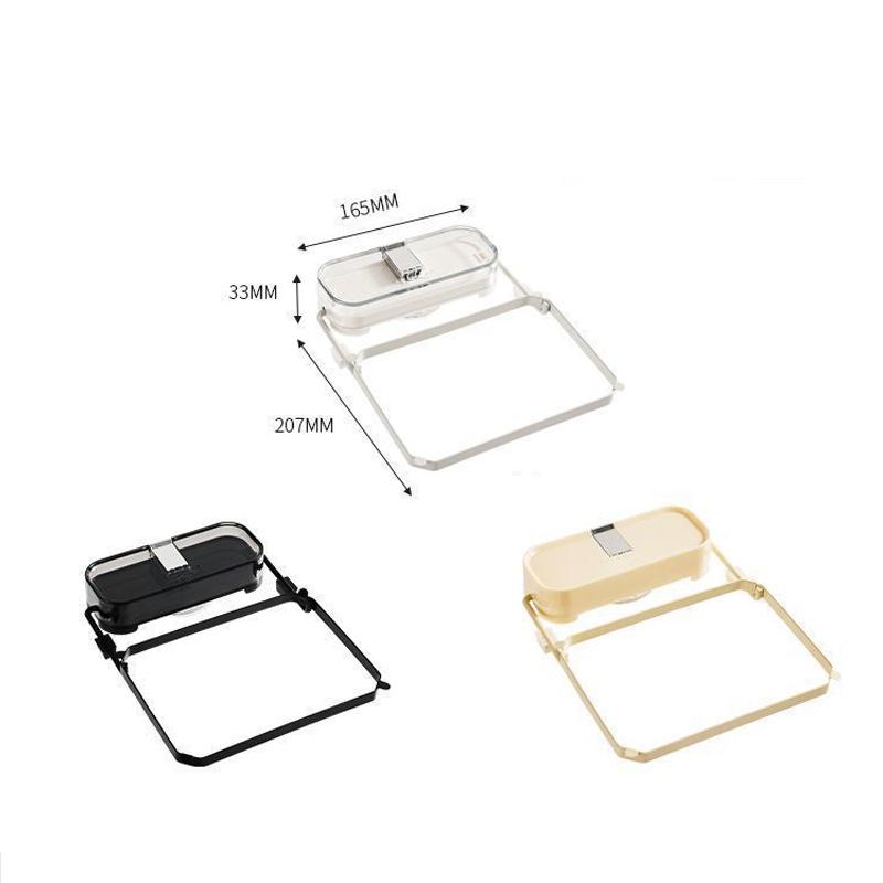 Kitchen Sink Filter Rack With 50pcs Net Filter Bag Foldable Multi-Purpose Drainage Basket Leftovers Soup Food Drainer Shelf
