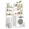 TOILET Storage Organizer Shelf Washing Machine Shelf Carbon Steel Toilet Storage Rack Standing Bathroom Organizer Shelves