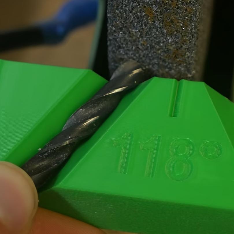1Pc Professional Drill Bit Sharpener 118/135 Degree Precision Grinding Tool for Bits & Countersinks