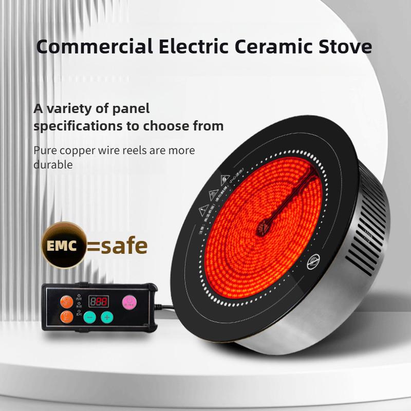 Restaurant Commercial Electric Ceramic Stove Embedded Line Control High-power Hot Pot  Barbecue Electric Stove Hot Pot