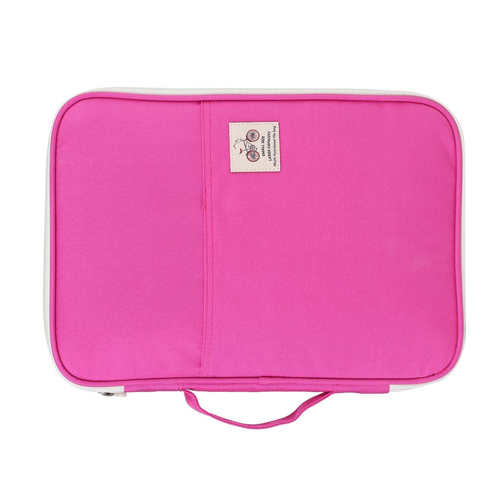 Teczka na dokumenty A4 Organizer Portfolio Etui zapinane na zamek na notebook komputerowy (Jasnozielony)