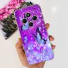 For XIaomi Redmi 14C / Poco C75 Back Cover Butterfly Rose Flower Luxury Girly Phone Case On Redmi 4C Clear Soft TPU Clear Capa