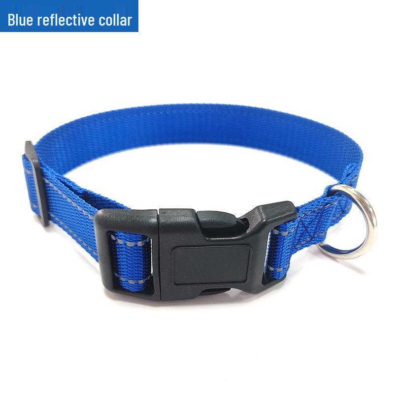 Reflective Adjustable Large Dog Collar - Non-Choke Design