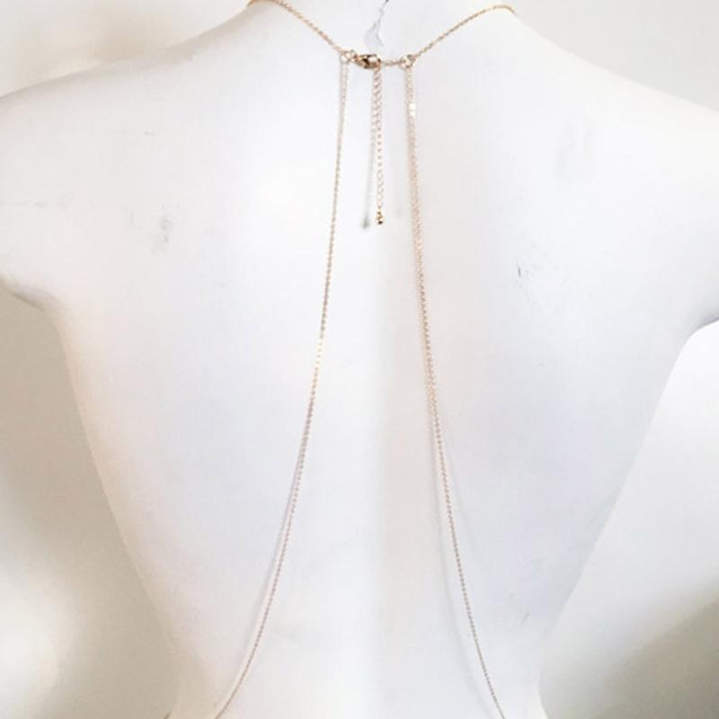 Elegant Body Chains Enhancing Female Curves Alloy Chest Harnesses Jewelry Ideal For Pool Parties And Beach Event Stylish Accessory