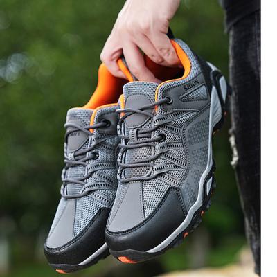 Męskie buty trekkingowe z niskim profilem, powierzchnia z siateczki, odporne na ścieranie i antypoślizgowe buty sportowe outdoorowe do podróży terenowych