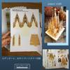 Pure Seek Sagrada Familia Paper Nano Papírová stavebnice Papírové umění Model Puzzle Hobby Řemeslo Interiér