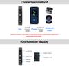 Motorcycle Handlebar Media Controller Steering Wheels Switch Bluetooth-compatible Wireless Media Smart Phone Remote Controller