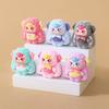 9pcs/Set Mini Baby Three Figure Toy Rabbit Figurine Desktop Decoration Model Ornaments Toys Boys Girls Christmas Gifts