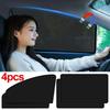 Parasol magnético para ventana de coche, protección UV de verano, protector de malla para ventana delantera y trasera, accesorios para coche