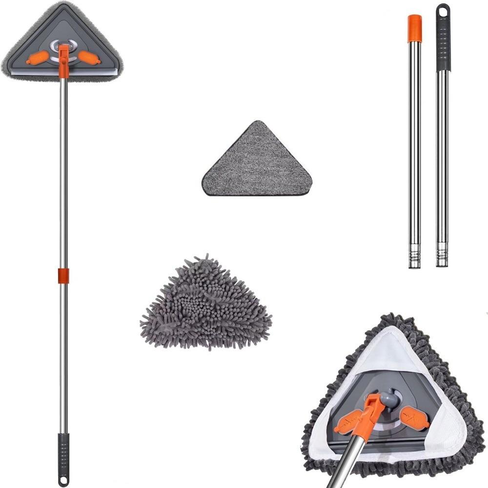 360° Rotatable Glasss Wall Mop Dry And Wet Use Glass Door Mop New Window Cleaning Mop For Ceiling