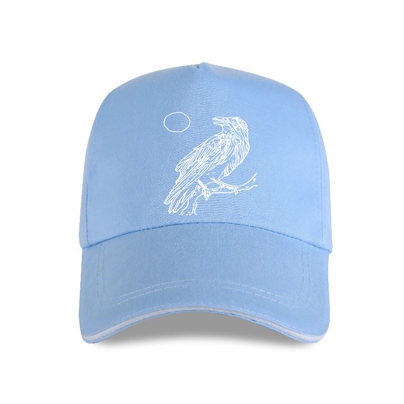 New Designing Vintage Gothic Crow Bird Baseball cap Natural Letters Novelty Adult Gents 2023
