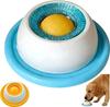 Non-Slip Slow Feeder with Rotating Lick Ball for Liquid Pet Slow Calming Lick Bowl for Dog Cat
