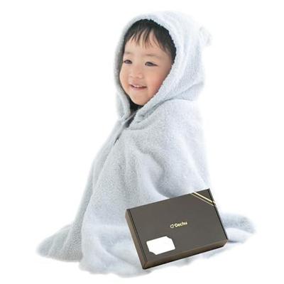 Dechu Dermatologist Recommended Baby Bathrobe Gift Boys Girls Present Infants Kids Newborn Swaddle Made Japan Bath Towel Senshu Celebration Winter