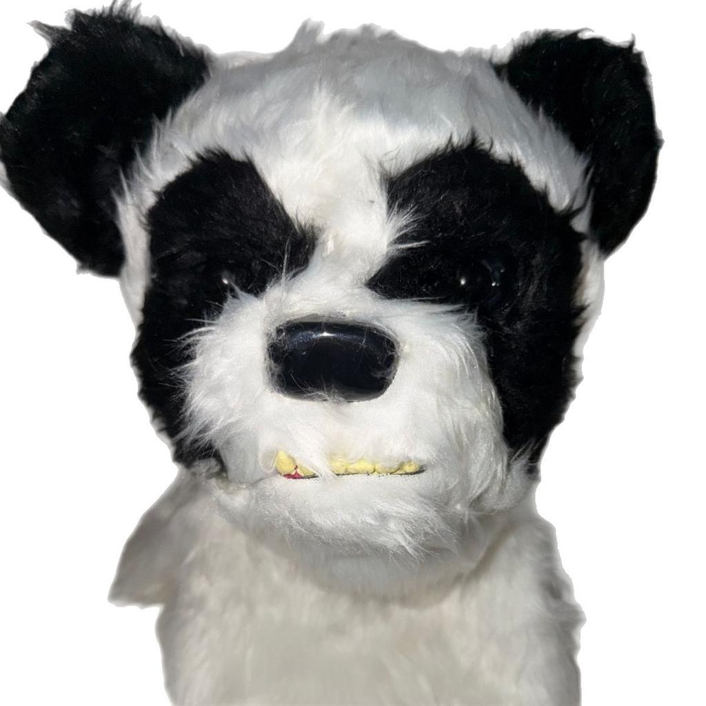 Halloween-Requisiten Plüschtier-Maske Cosplay Horror blutige Kaninchen Husky Wolf Maske mit beweglichem Mund