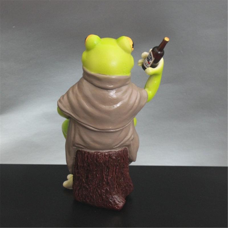 Handcrafted Frogs Statue Weather Resistant Resins Figurine For Yard Decoration Indoor and Outdoor Home Decors Ornament