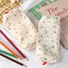 Women Makeup Bag Fresh Style Pen Box Pen Holder Small Flowers Pencil Bag Pencil Cases Storage Bags
