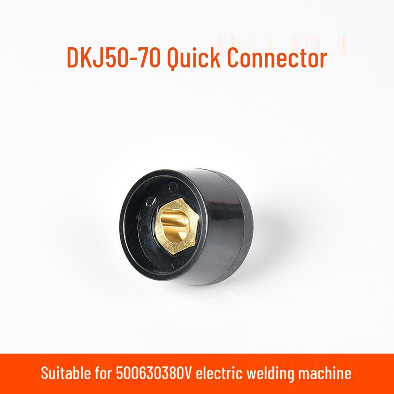 Europäisches Schnellkupplungs-Schweißkabelsatz: Reine Kupfer DKJ10-25 Stecker & Buchsen