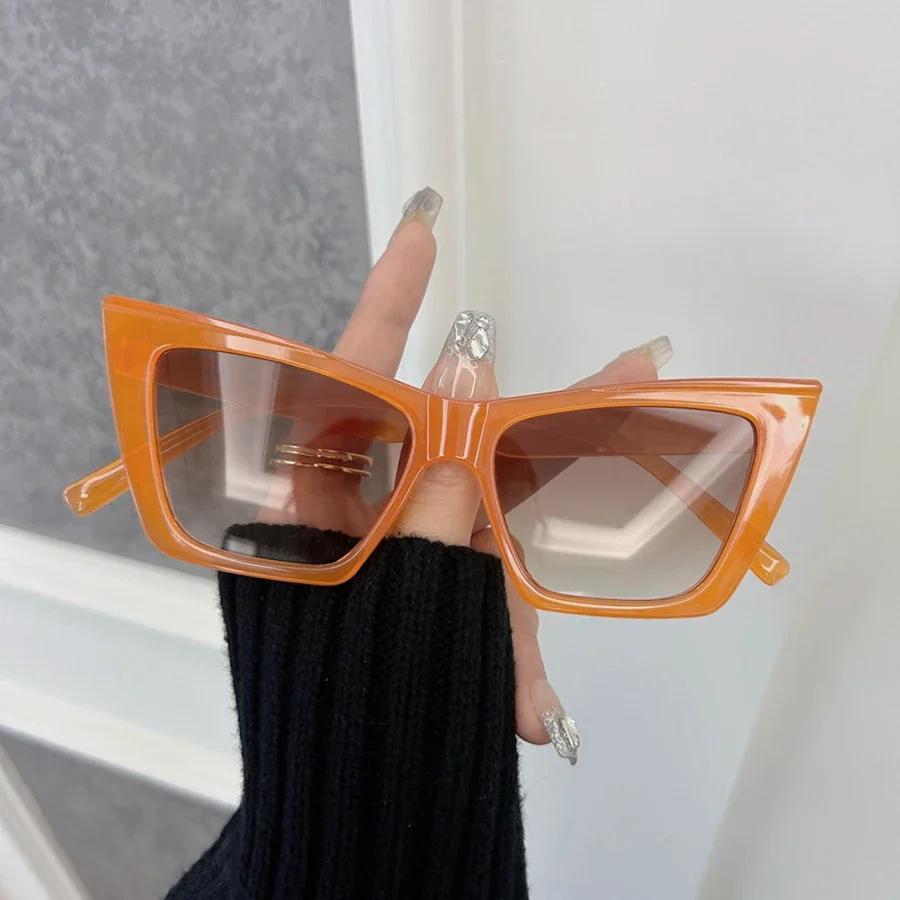 

Солнцезащитные очки кошачий глаз в стиле ретро для женщин и мужчин, дизайнерский бренд, винтажные солнцезащитные очки, женские, мужские, дизайнерские, зеркальные, панк-очки Other