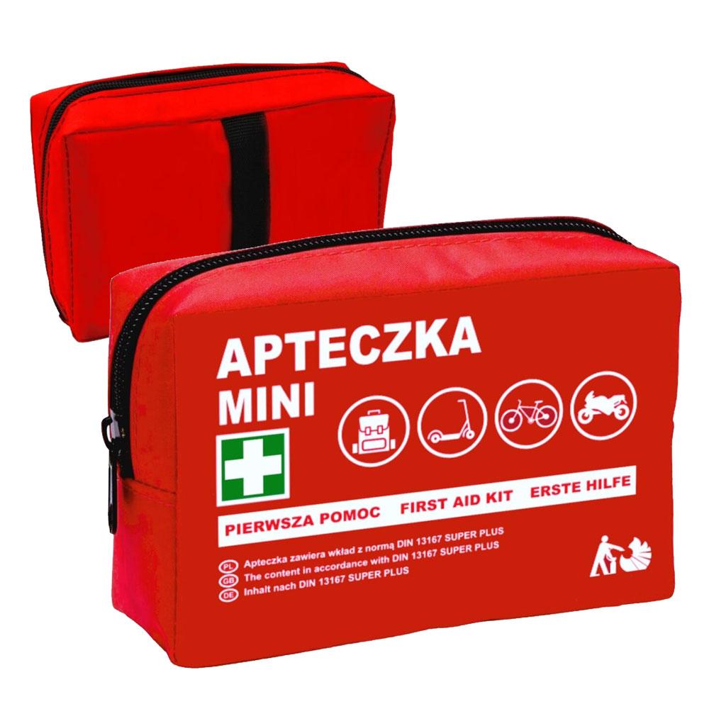 Motorcycle First Aid Kit Mini DIN 13167 Nylon With First Aid Equipment 1pc