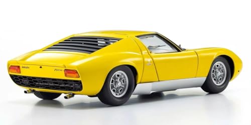 Kyosho Original 1/18 Scale Lamborghini Miura P400 (Yellow) Finished Model KS08314Y