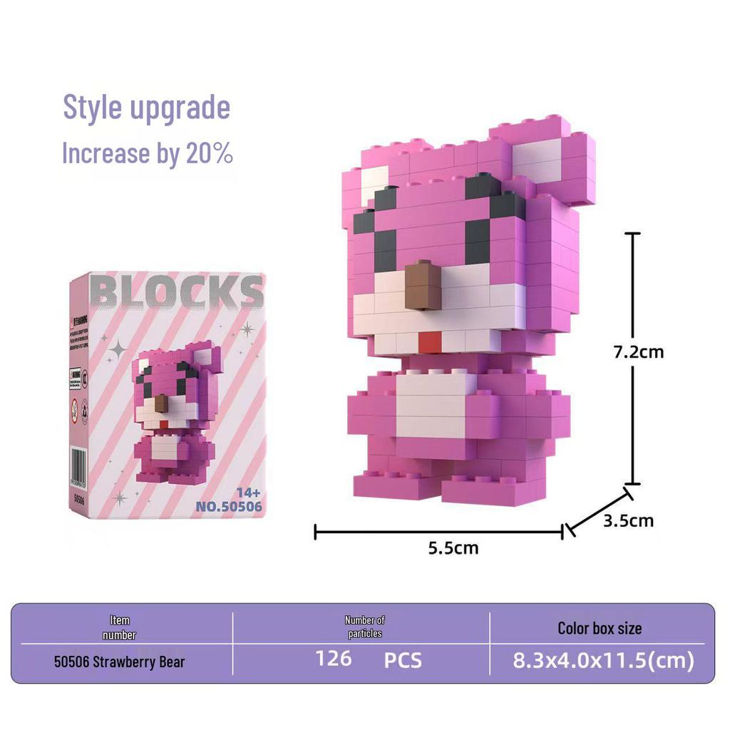 Children's 3D Puzzle Building Blocks - Compatible with Lego, Educational Toys for Girls