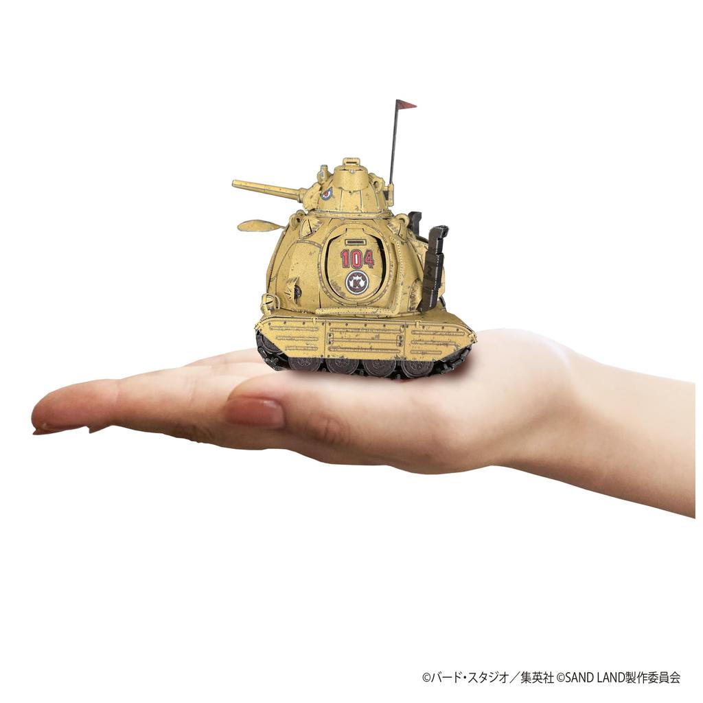 Tenyo Metallic Nano Puzzle Army Tank Corps 104 Stainless No Glue Laser Craft 3D by Akira Toriyama Sandland King's No. (TEN-T-ME-023M), Steel,