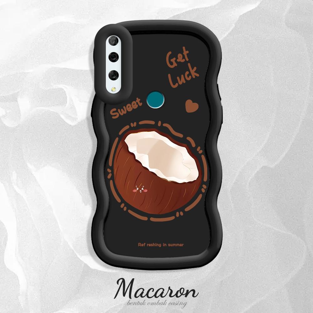 Painted Pattern Big Wave Edge Soft Silicone Material Macaron Phone Case Shockproof Protective Rubber Casing for iPhone Huawei Honor Infinix Tecno