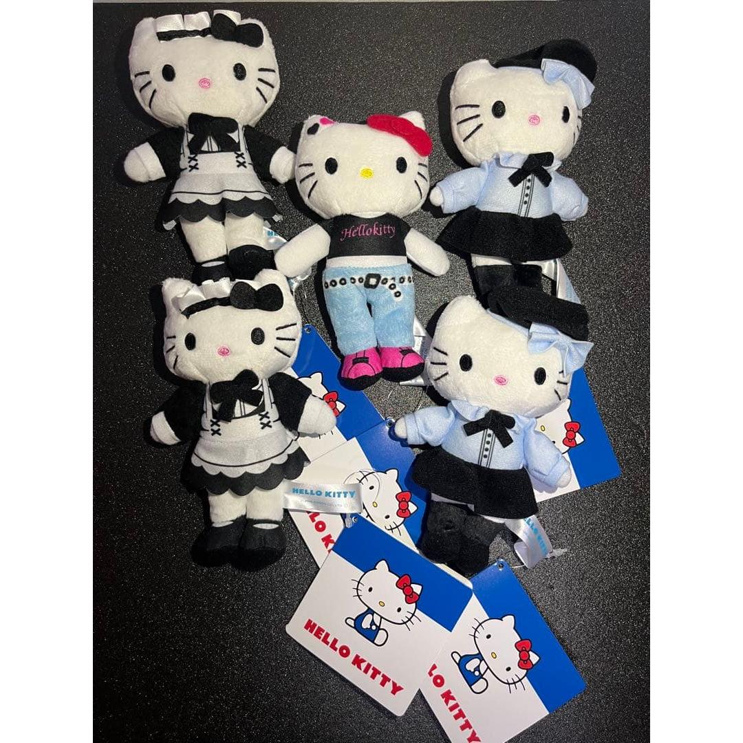 Hello Kitty Ashinaga ver. Mascot Stuffed Toy Set of 5 Sanrio