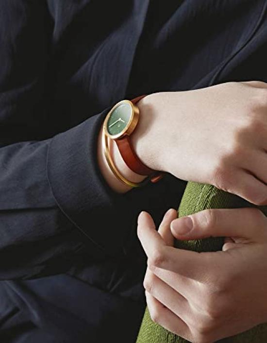 Maven Watches 28mm Artisan Series Minimalist Fashion Popular Popular Gift for Simple Luxury Watch OLIVE BROWN MN [Official Shop] Watch, Watch, Cute,