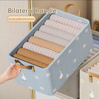 Fabric Wardrobe Storage Box for Clothes, Pants, and Home Organization